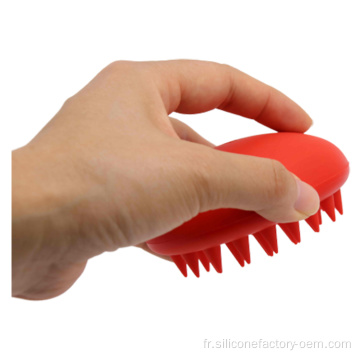 Brosse de nettoyage en silicone brosse en silicone